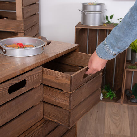 Mobile Double Sided Crate Storage Unit  hi\-res