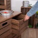Mobile Double Sided Crate Storage Unit  hi\-res