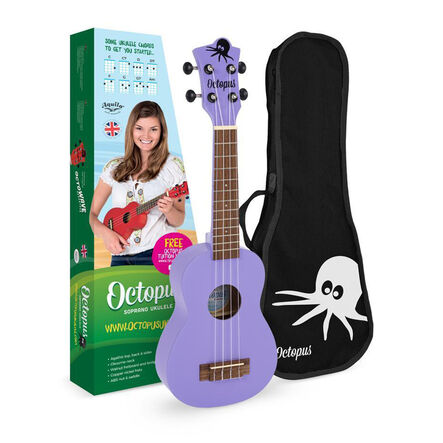 Octopus Soprano Ukulele Assorted 12pk  hi\-res