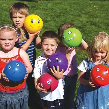 Plastic Emotion Balls 6pk  hi\-res