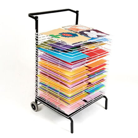 30 Shelf Mobile Drying Rack L65 x W55 x H103cm A2  hi\-res