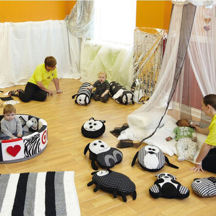 Black and White Cosy World Carpet L195 x W136cm  hi\-res
