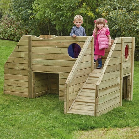 Outdoor Explore and Climb Wooden Unit  hi\-res