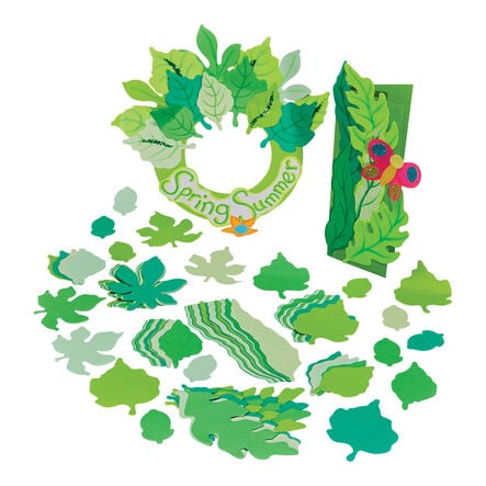 Spring\/Summer Paper Display Leaves 250pk  hi\-res