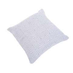 Eco Friendly Diamond Cushion Grey Grey Eco Friendly Diamond Cushion Grey Grey hi-res