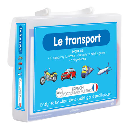 TTS French Transport Vocabulary Builder Activity Cards  hi\-res