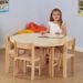 Essentials Table Circular Beech Top 530mm  hi\-res