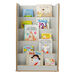 Free Standing Book Display Unit Grey  hi\-res