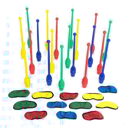Blindfold\/Skittle Team Building Game  hi\-res