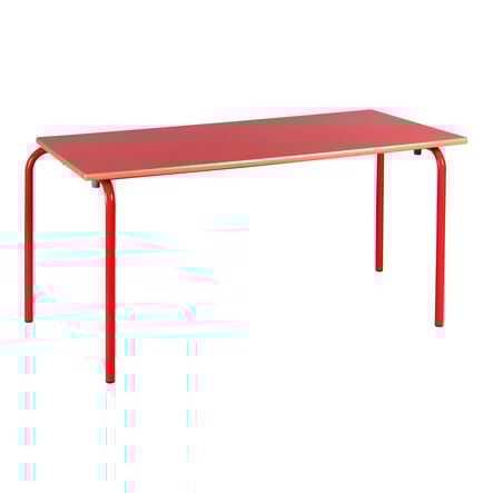 Rectangle Coloured Frame Classroom Table  hi\-res