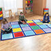 Rainbow Square Placement Carpet  hi\-res