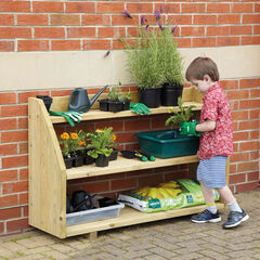 Outdoor Wooden Shelving Unit H760 x W390 x L1270mm  Outdoor Wooden Shelving Unit H760 x W390 x L1270mm  hi-res