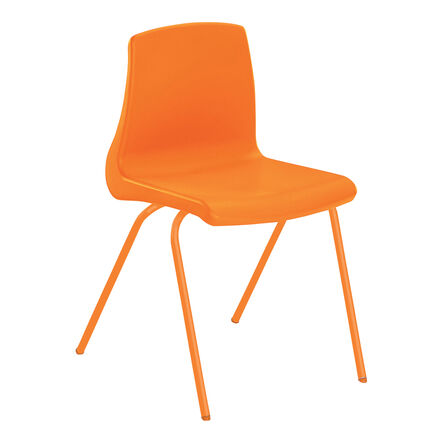 Metalliform NP Chair Seat Ht 260mm Purple Speck\'d Grey Frame  hi\-res