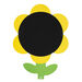 TTS Outdoor Mark Making Chalkboard Daisy Yellow Yellow hi\-res