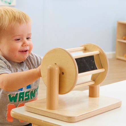 Eduplay Roly Poly Mirror Drum Manipulative Wooden Toy  hi\-res