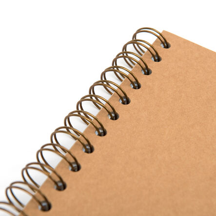 Pisces Hardback ECO Kraft Spiral Sketchbook 140gsm 5pk  hi\-res
