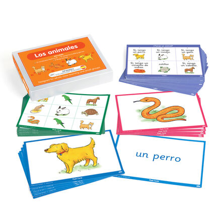 TTS Spanish Colours Vocabulary Builder Activity Cards  hi\-res