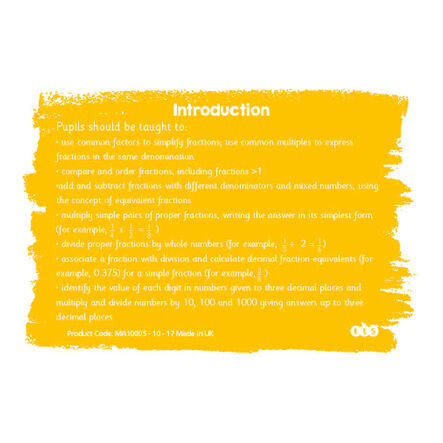 TTS Mastering Fractions Activity Cards Year 6  hi\-res