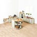 Modern Living Kitchen Island Set Sage  hi\-res