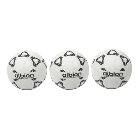 Heavy Duty Nylon Wound Playground Footballs 3pk  hi\-res
