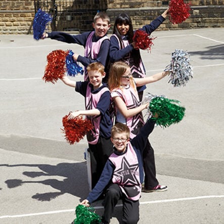 Glittery Dance Pom Poms  hi\-res