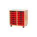 Mobile Double Tray Storage Unit 14 Trays  hi\-res