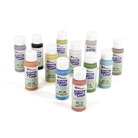 Mayco Stroke \x26 Coat Pottery Glazes 12pk  hi\-res