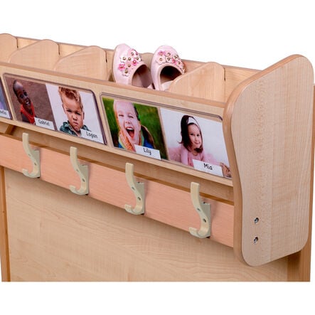 Wall Mounted 6 Classroom Coat Hooks  hi\-res