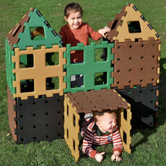 Polydron XL Giant Outdoor Natural Recycled Set  Polydron XL Giant Outdoor Natural Recycled Set  hi-res