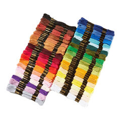 Cotton Embroidery Threads Pack Assorted 144pk  Cotton Embroidery Threads Pack Assorted 144pk  hi-res