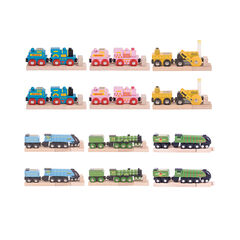 Small World Wooden Train Collection 12pcs  hi-res