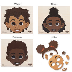 Little OMO Face Puzzle Bundle 4pk  Little OMO Face Puzzle Bundle 4pk  hi-res