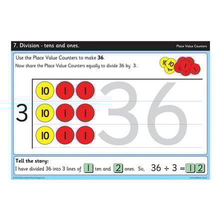 Place Value Counters with Workcards  hi\-res
