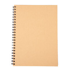 Pisces Jute Spiral Sketchbooks A4 140gsm Hessian 12pk Natural hi-res