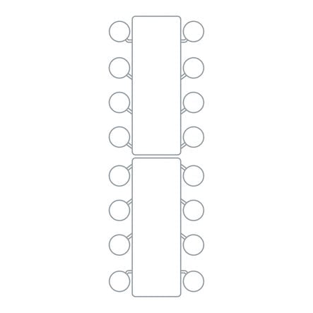 16 Seater Rectangular Folding Tables  hi\-res