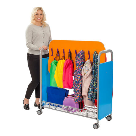 Gratnells Mobile Cloakroom Trolley  hi\-res
