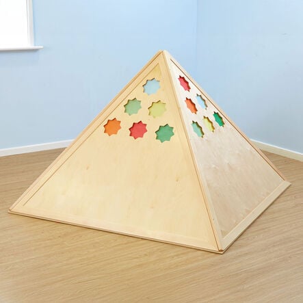 TTS Lovely Learning Location Wooden Pyramid Den  hi\-res