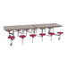 Rectangular 12 Seater Folding Table  hi\-res