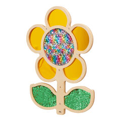 TTS Mark Making Sequin and Mirror Daisy Frames Yellow Yellow hi-res
