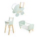 Role Play Sage Doll Highchair, Pram \x26 Cot  hi\-res