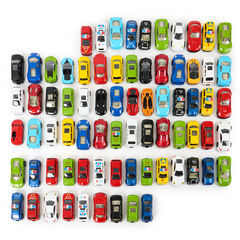 Small World Die Cast Car Set 75pcs  hi-res