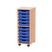 Mobile Single Tray Storage Unit 10 Trays  hi\-res