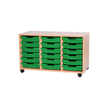 Mobile Triple Tray Storage Unit 18 Trays  hi\-res