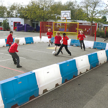 Playground Barriers and Dividers 21pk Multicoloured Blue\/White hi\-res