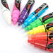 Chalk Marker Pens Assorted 8pk Chisel Tip  hi\-res