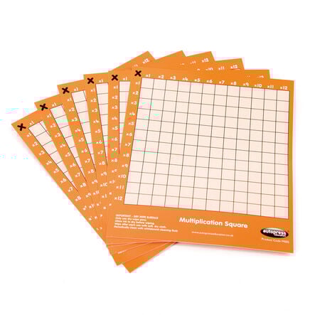 12x12 Multiplication Squares  hi\-res