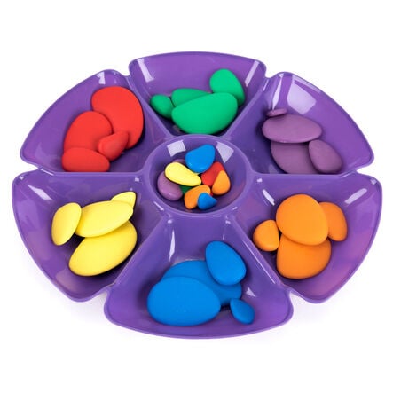 Assorted Colours Flower Sorting and Paint Trays  hi\-res
