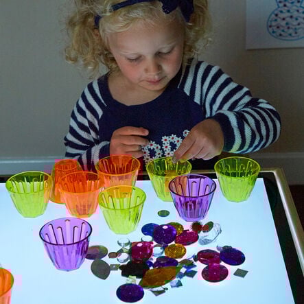 TTS Lightbox Activity Acrylic Stacking Clever Cups  hi\-res