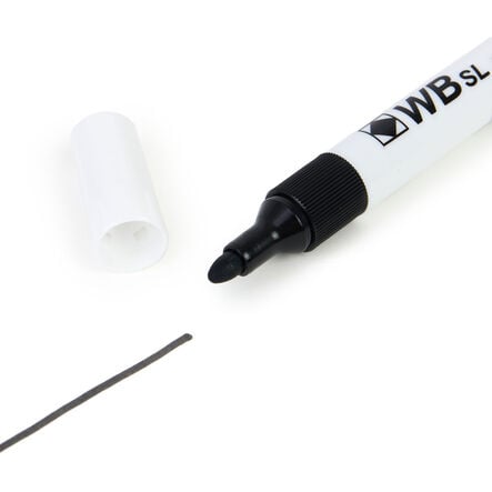 Slim Barrel Drywipe Pens Bullet Tip Black  hi\-res
