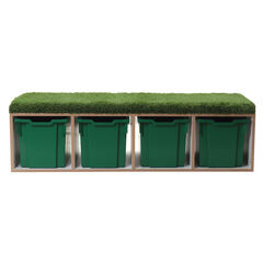 Grass Topped Bench Jumbo Trays  hi-res